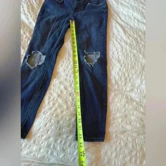 Free People Womens size 27 stretch skinny jean denim - Picture 6 of 9